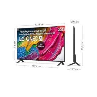 LG QNED AI 55QNED80A6A 55" QNED 4K por 329€ en PcComponentes