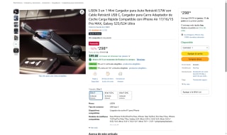 Cargador LISEN 3 en 1 por $164 | Oferta Amazon