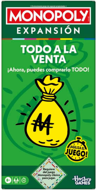 Expansión Todo a la Venta Monopoly por $125 | Amazon