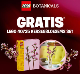 Gratis LEGO kersenbloesems 40725 bij aankoop van LEGO Botanicals vanaf €40 bij Smyths