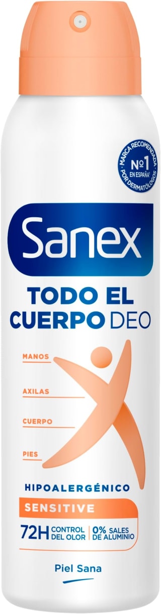 Sanex Spray Todo el Cuerpo Deo Sensible 150 ml por 4,95€
