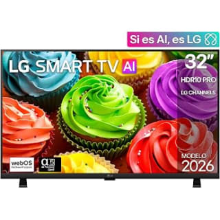 LG 32" Smart TV 32LR600BPSC por $2,190 en Amazon