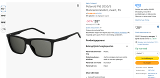 Polaroid Pld 2050/S Mannenzonnebril voor €28,80