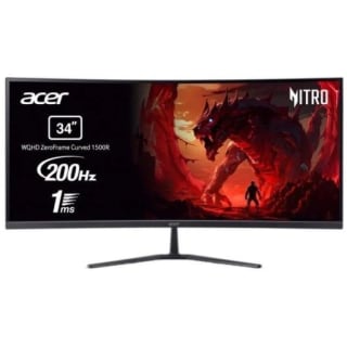 Monitor Acer ED340CURX0bmiipx 34" UltraWide Quad HD 200Hz LCD Curvo 1 ms por 229€