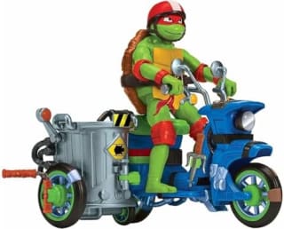 Vehículo Ninja Kick Cycle con figura de Raphael por 15€ en Amazon