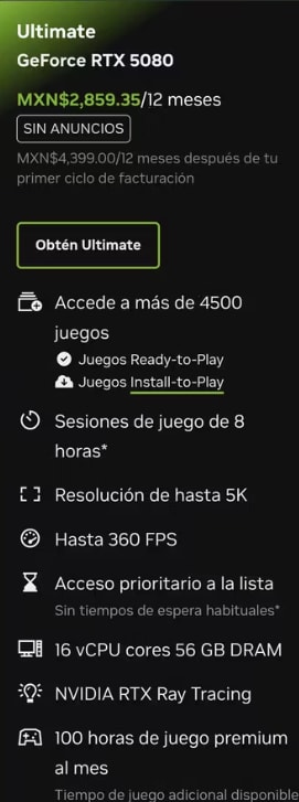 35% de Ahorro en Planes de 12 Meses de GeForce Now | Nvidia