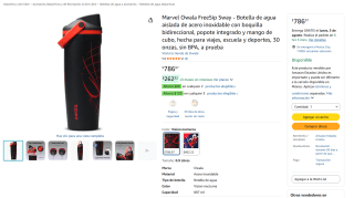 Botella Owala 30 oz Aislada con Boquilla FreeSip por $787 | Amazon