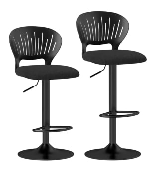 HOMCOM Juego de 2 Taburetes de Cocina por 57,27€