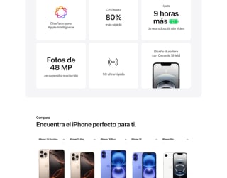 iPhone 16e 128 GB por $10,743.70 en Amazon