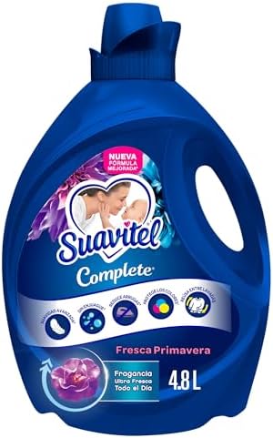 Suavitel Suavizante de Ropa Complete Fresca Primavera 4.8 L por $98 en Amazon