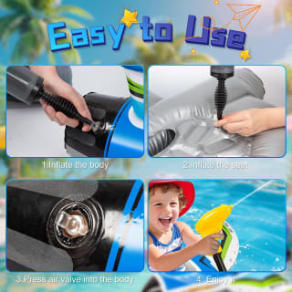 Flotador piscina infantil (avión) por 11,99€ en Amazon