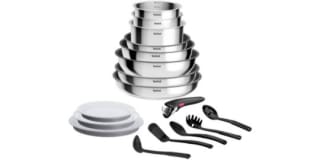 Batterie de cuisine TEFAL Cook Eat 17pcs Ingenio Inox pour 109,99€ chez Boulanger