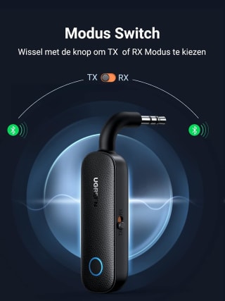 UGREEN Bluetooth 5.4 zender 2-in-1 ontvanger voor € 15,29 bij Amazon