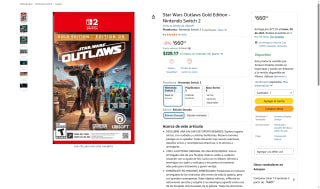 Star Wars Outlaws Gold Edition por $661 | Amazon