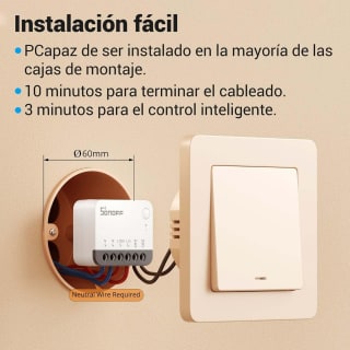 SONOFF ZBMINI Extreme Zigbee Smart Switch por 9,99€ en Amazon