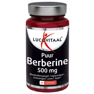 Puur Berberine 500 mg voor €8,99 bij Lucovitaal