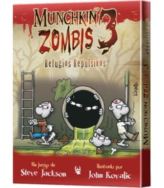 Juego De Mesa Munchkin Zombis 3: Refugios Repulsivos por 4€