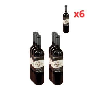 Saga Reserva 2019 Ribera del Duero, Vino Tinto, 750 ml x 6 botellas por 16.99€