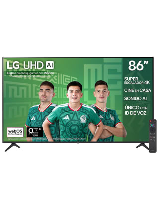 LG 86UA8050PSA 86 pulgadas Smart TV 4K por $16,199.40 en Liverpool