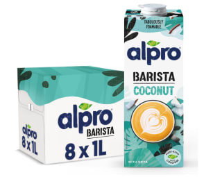 ALPRO Bebida de coco barista caja 8X1L por 7.2€
