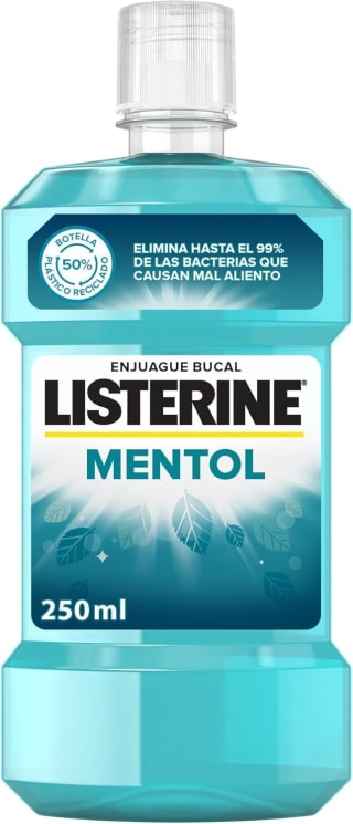 Listerine Mentol (250 ml) por solo 1€