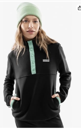 SIROKO Polar grueso con botones esquí y nieve Stowe-W Negro 19.90€