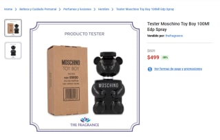 Perfume Tester Moschino Toy Boy 100ml por $499 | Elektra