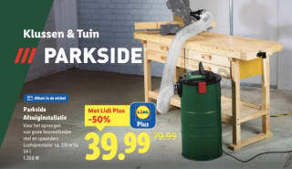 PARKSIDE® Afzuiginstallatie 1200 W voor €39,99 bij de Lidl
