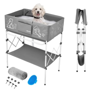 VEVOR bañera elevada plegable para mascotas por 74,95€