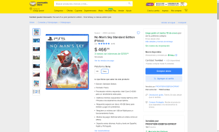 No Man's Sky Standard Edition PS5 por $469 | Mercado Libre
