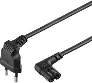 Goobay 73020 câble d'alimentation 3 m C7 coudé pour 3,86€ chez Amazon