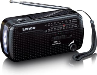 LENCO Draagbare FM-noodradio met Zaklamp en Powerbank voor €13,47 bij Bol