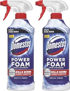 Domestos Power Foam Arctic Fresh Toilet & Bathroom Cleaner Spray - £2.85 S&S