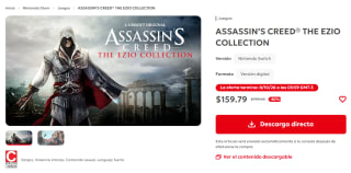 Assassin’s Creed the Ezio Collection por $160 en Nintendo