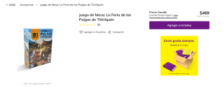 Juego de Mesa: La Feria de las Pulgas de Titirilquén por $423 | Librerías Ghandi