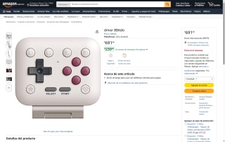 Controlador 8BitDo FlipPad por $691 | Oferta Amazon