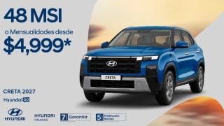 Hyundai CRETA 2027 por $449,500 en Hyundai