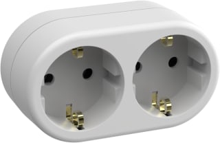 SIMON BRICO Ladrón Enchufe, Adaptador Corriente Doble Toma Schuko 16A por 3.32€