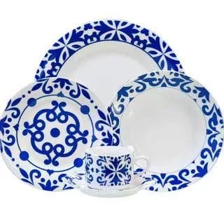 Vajilla porcelana para 6 personas 30 piezas por 29,73€