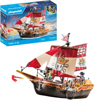 PLAYMOBIL Pirates 71418 Piratenschip voor €28,87 bij Amazon