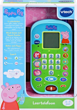 Vtech peppa pig - learning phone voor €12,17 bij Bol