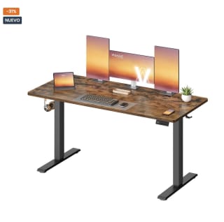VASAGLE escritorio eléctrico ajustable en altura rústico por 76,58€