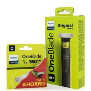 Philips OneBlade Pack Original Blade + Recambio 360º por 28.89€