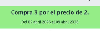 Compra 3 por el precio de 2, Alimentación, Salud y Belleza en Amazon.
