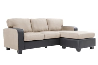 Chaiselongue OSLO Beige Claro Reversible en dos colores por 289€