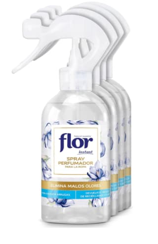 4 Botes de FLOR Instant Azul Perfumador para La Ropa por 7.31€