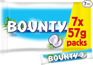 Bounty Coconut Milk Chocolate Bars 7 Pack £2.75