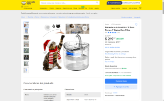 Bebedero Automático 2L por $210 | Mercado Libre