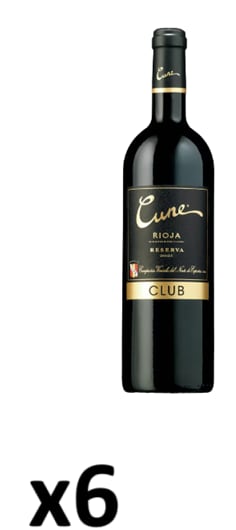 6 Botellas de Cune Club Reserva 2021 por 35€