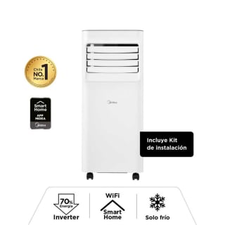 Aire Acondicionado Portátil Frío 9.000BTU+Wifi Midea $179.990 solo en abc, Chile